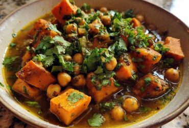 Moroccan Chickpea and Sweet Potato Stew
