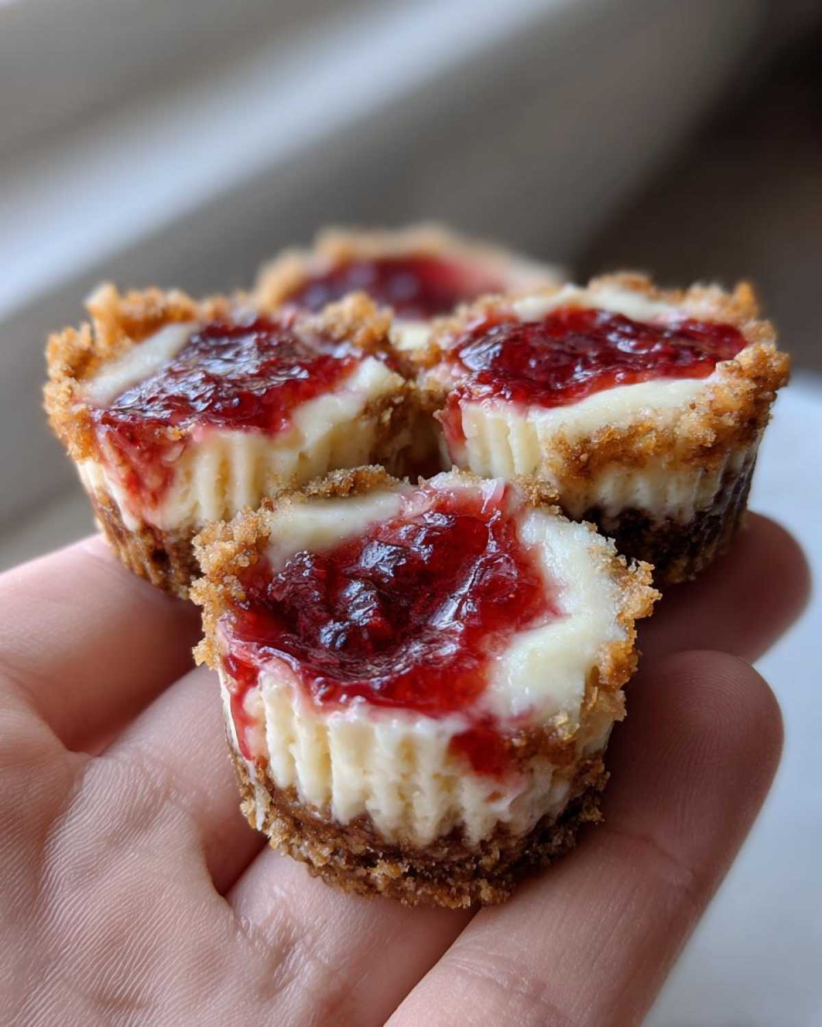 No-Bake Strawberry Cheesecake Bites - detail 1