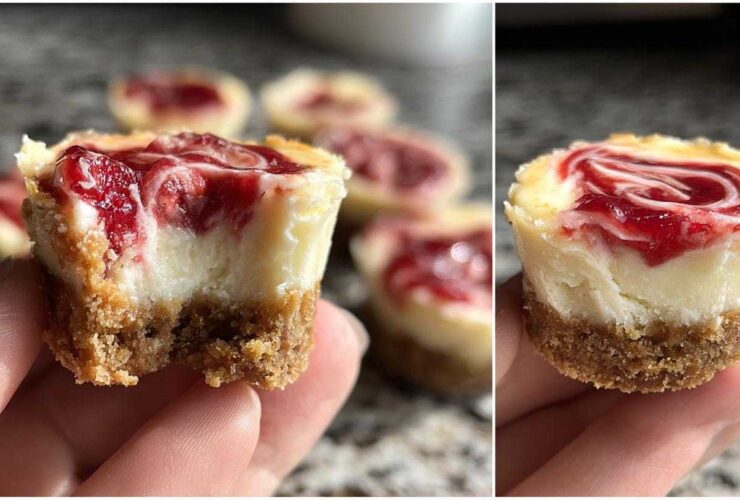 No-Bake Strawberry Cheesecake Bites
