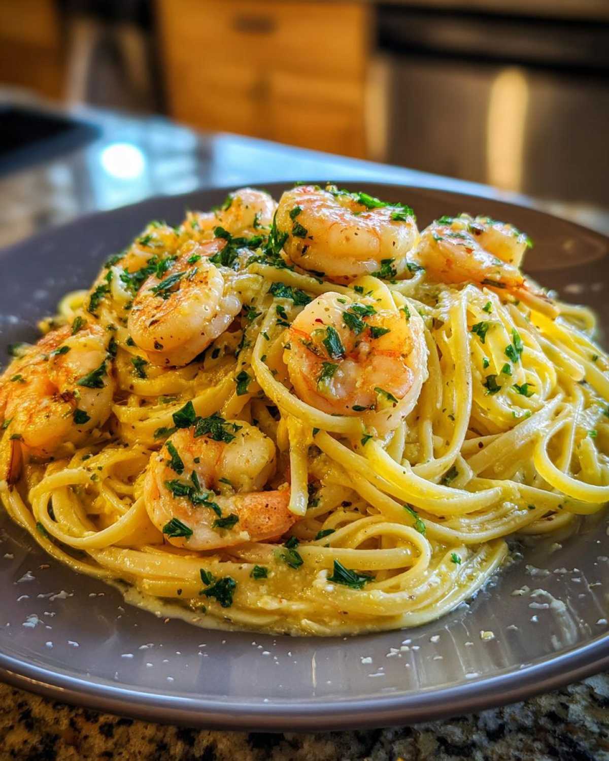 One-Pan Lemon Garlic Shrimp Pasta - detail 1