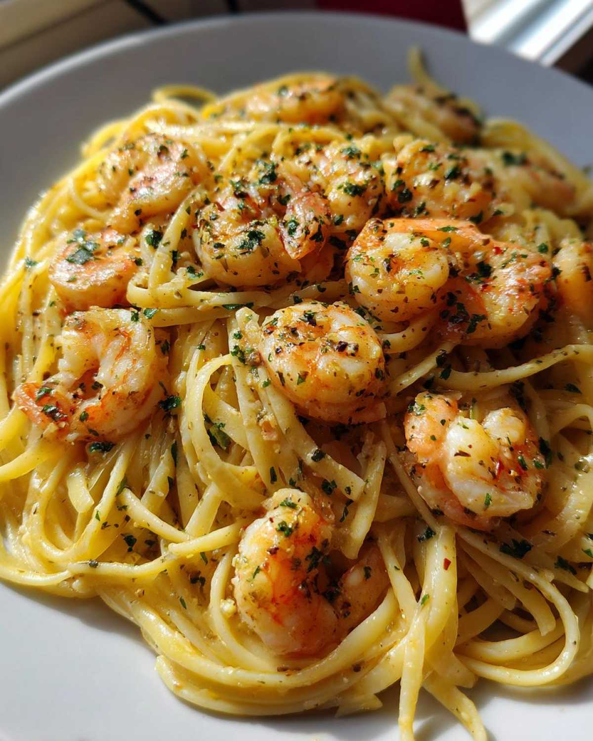 One-Pan Lemon Garlic Shrimp Pasta - detail 3