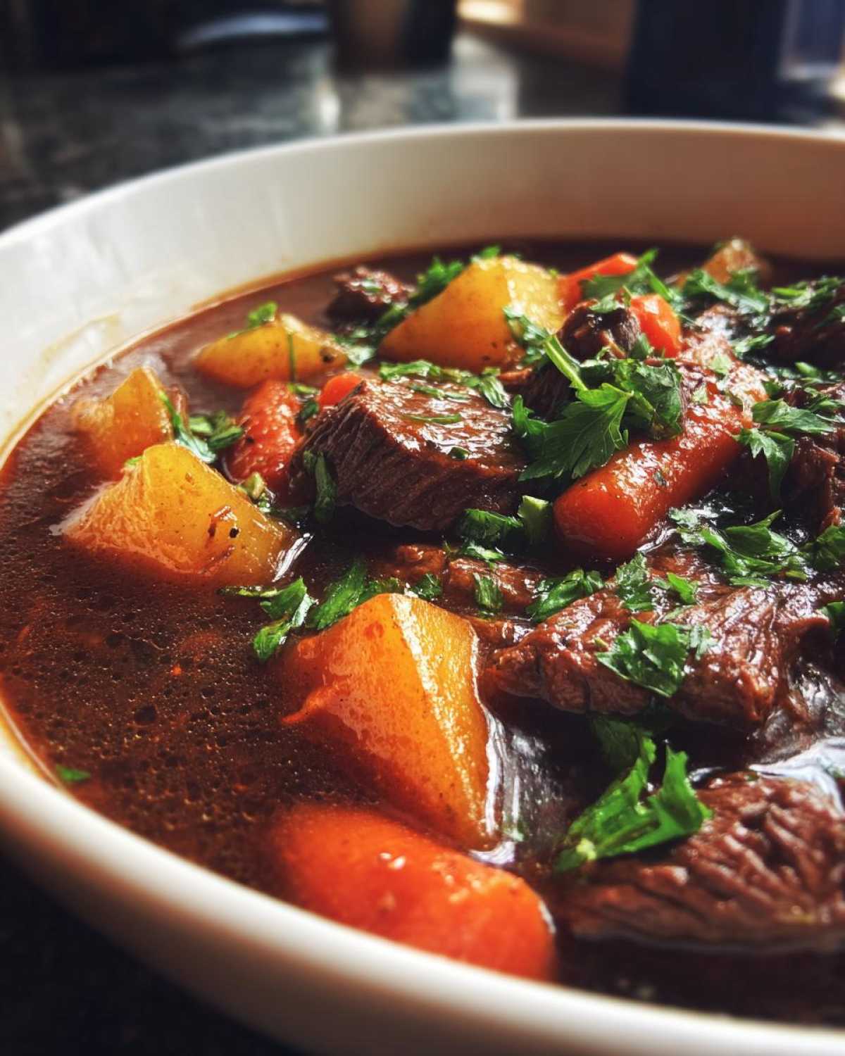 One-Pot Beef and Guinness Stew - detail 3