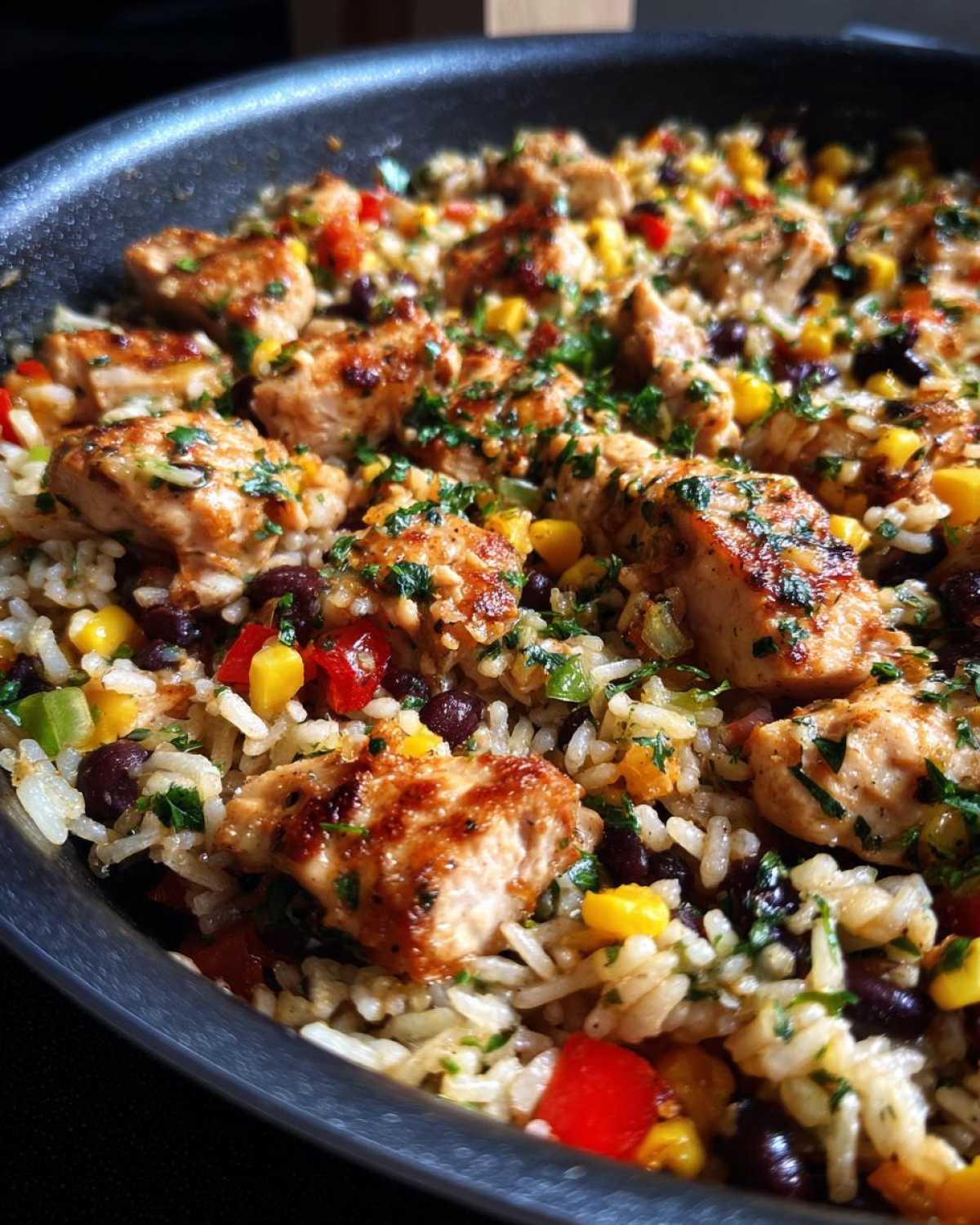 One-Skillet Southwest Chicken and Rice - detail 3