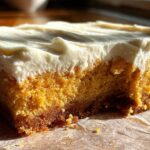 Pumpkin Pie Bars with Cream Cheese Frosting