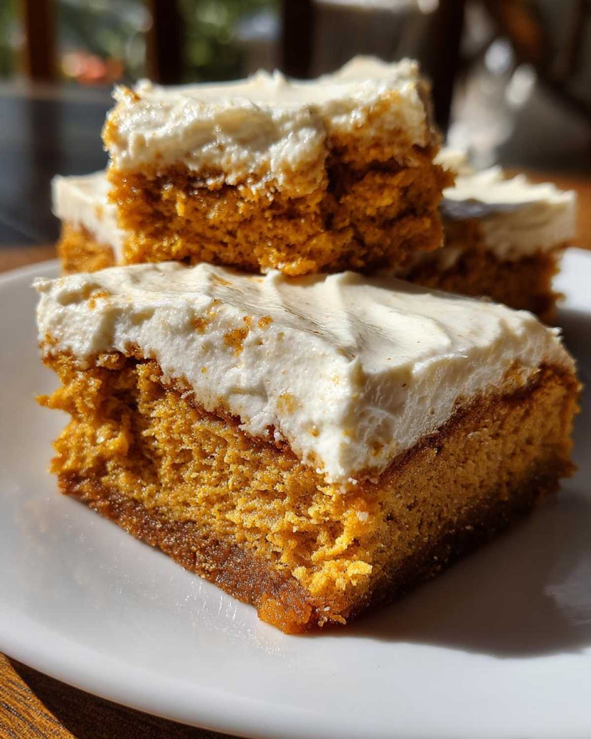 Pumpkin Pie Bars with Cream Cheese Frosting - detail 4