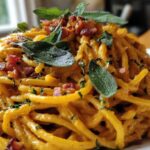 Pumpkin Sage Pasta with Pancetta