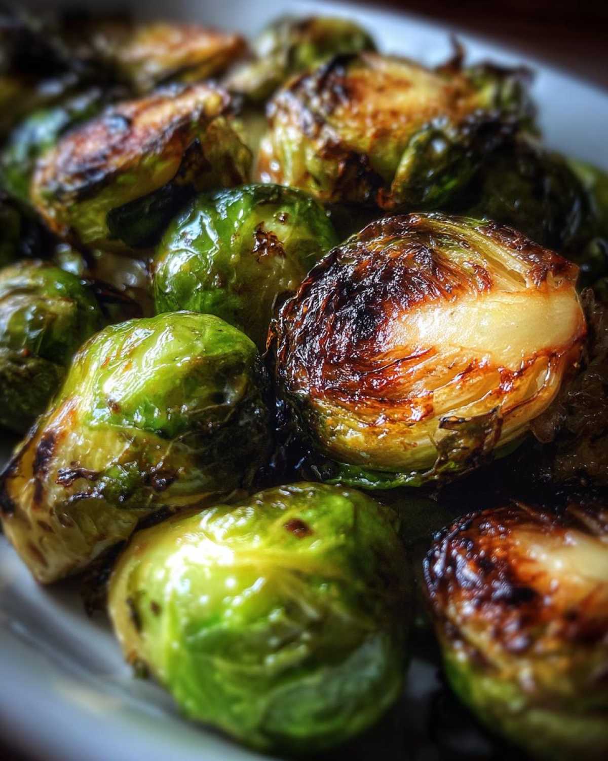 Roasted Brussels Sprouts with Balsamic Glaze - detail 3