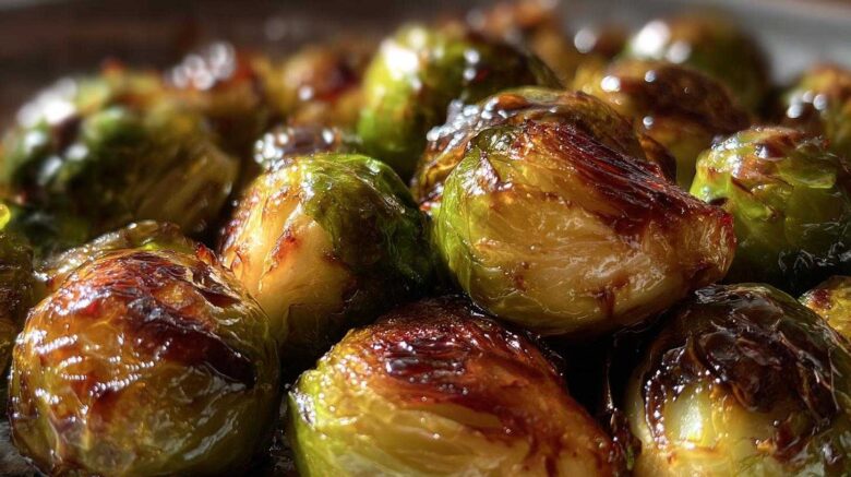 Roasted Brussels Sprouts with Balsamic Glaze