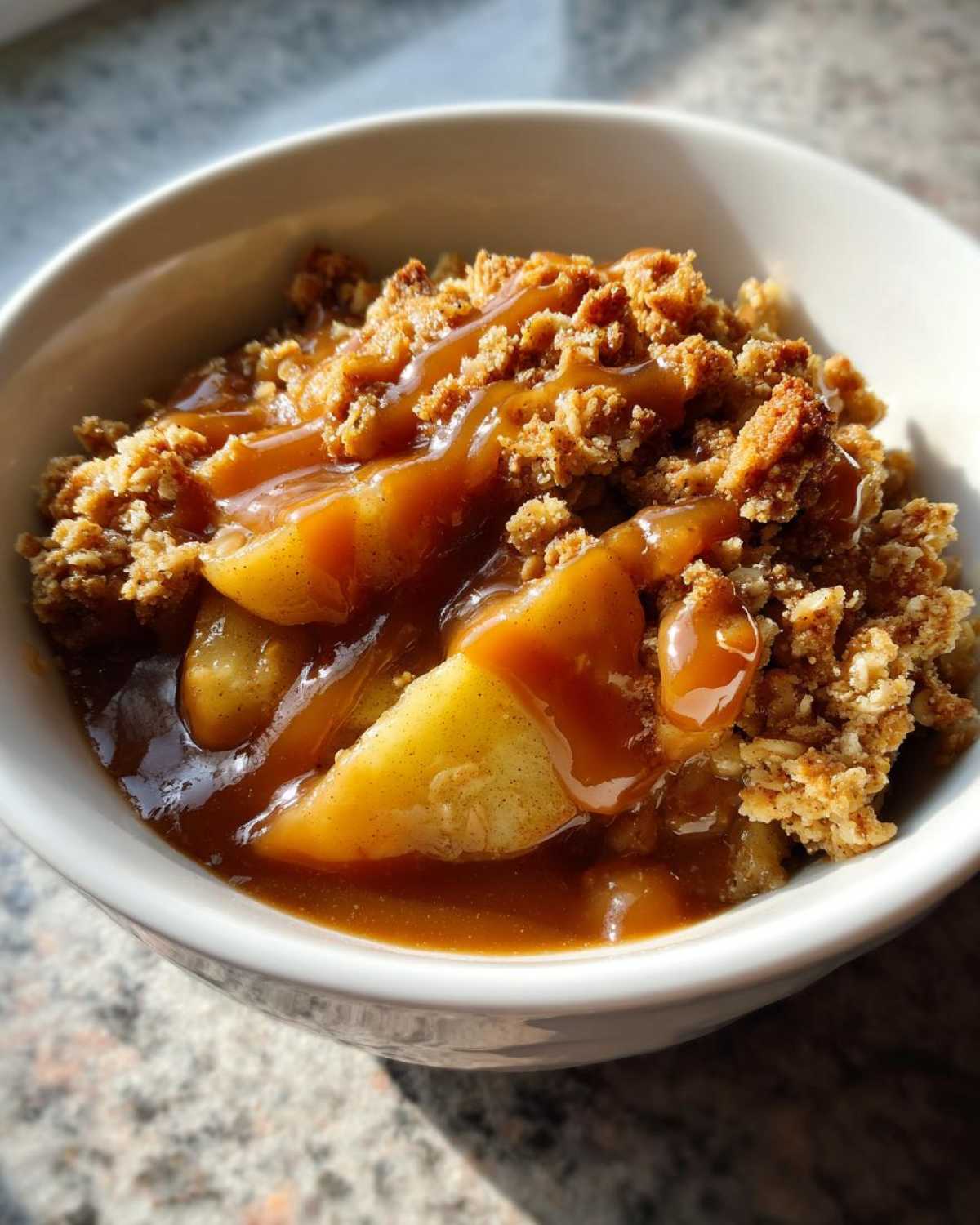 Salted Caramel Apple Crisp - detail 1