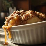 Salted Caramel Apple Crisp