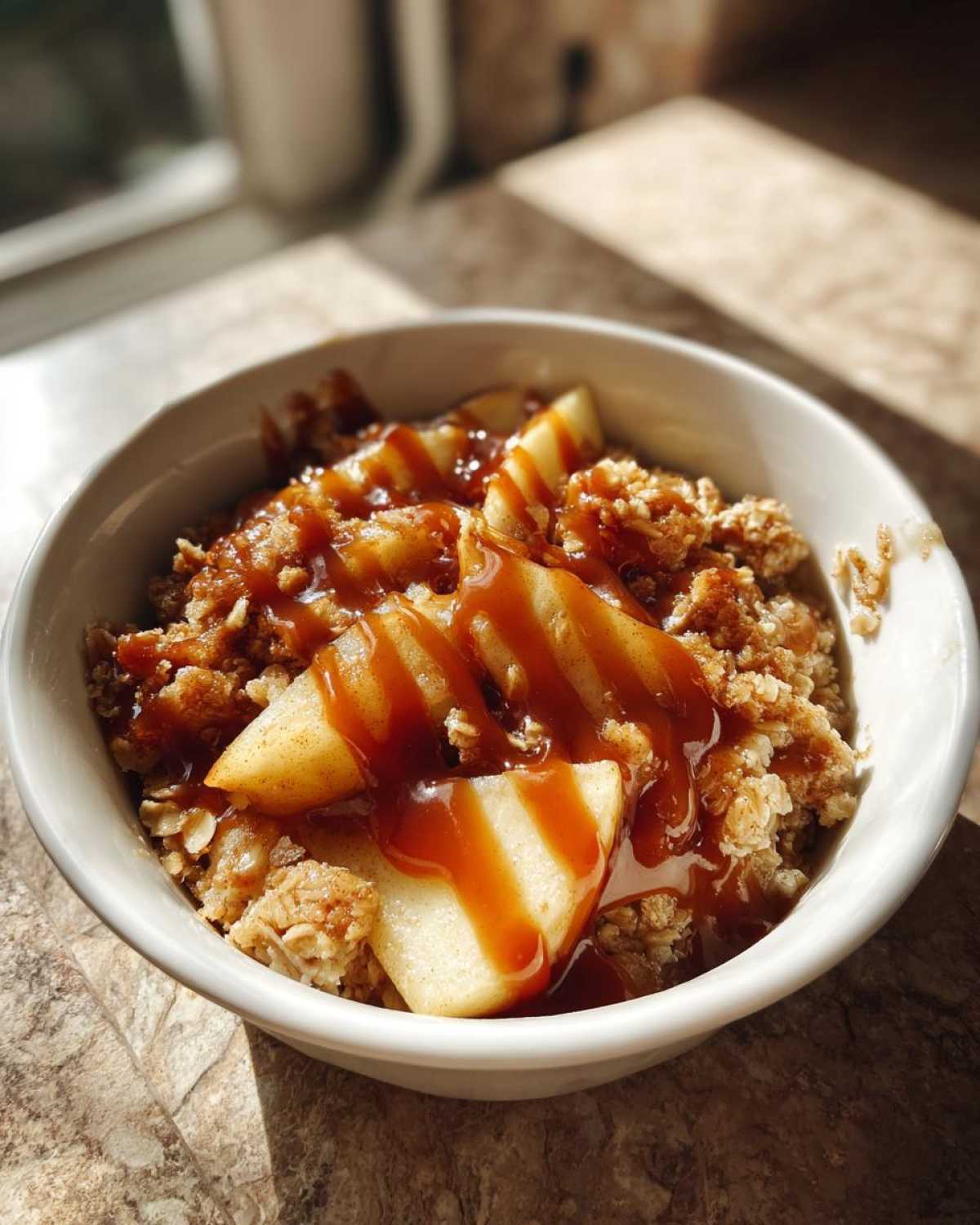 Salted Caramel Apple Crisp - detail 3