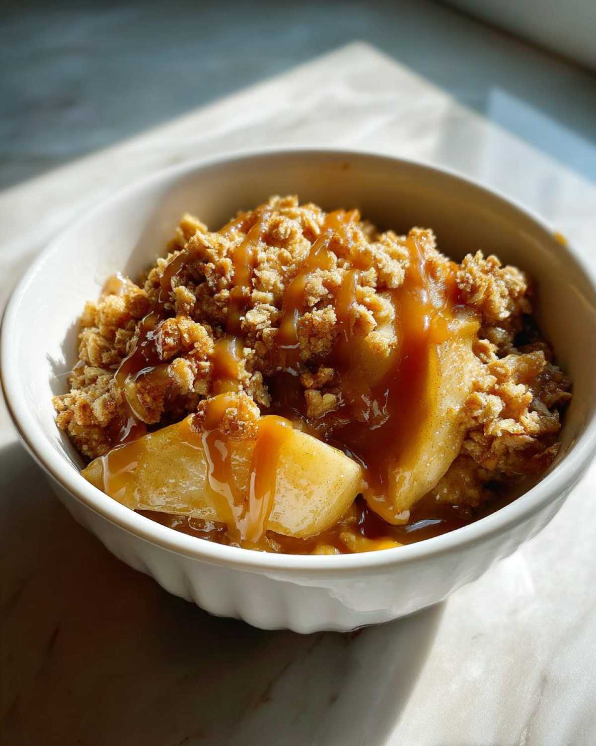 Salted Caramel Apple Crisp - detail 4
