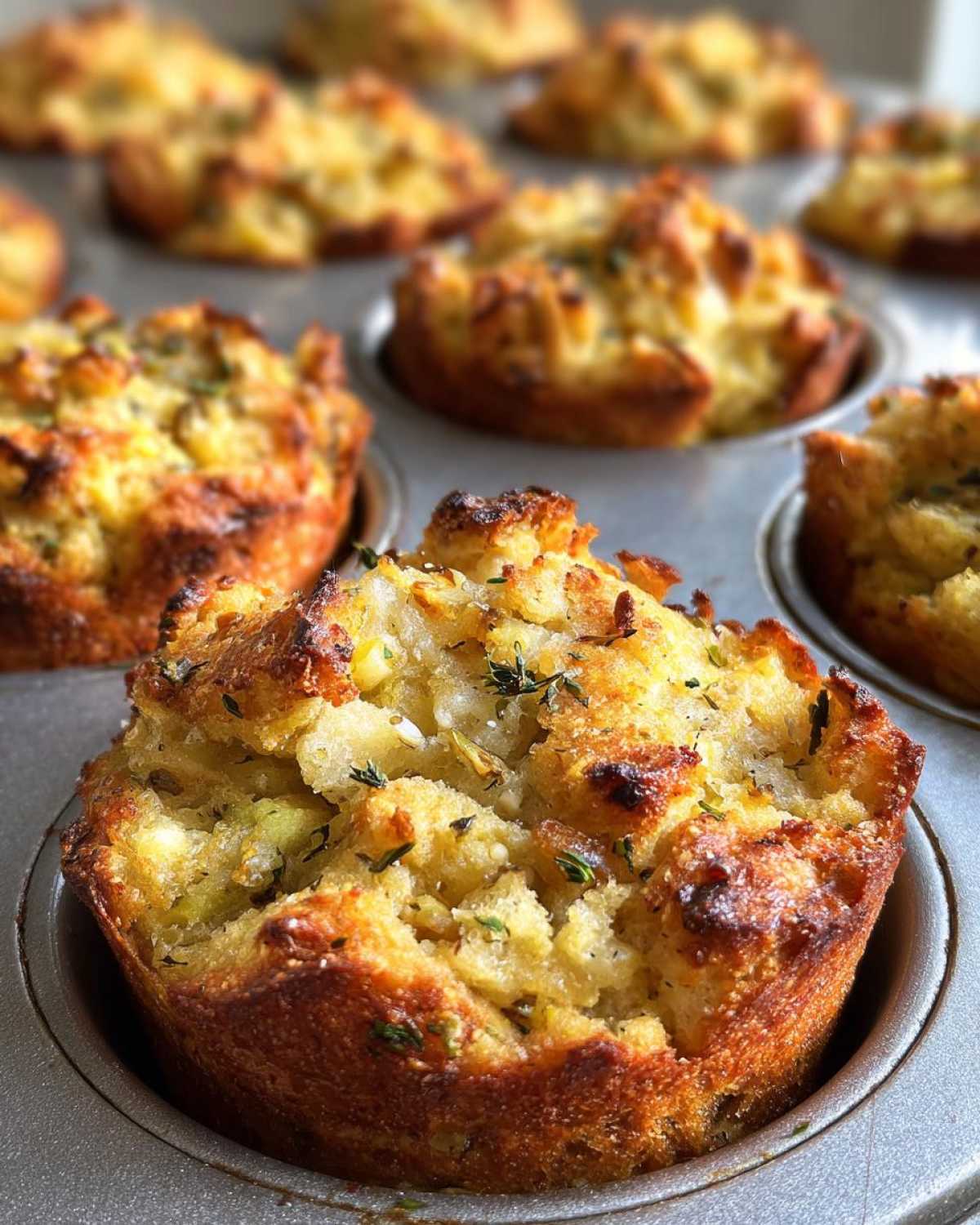 Savory Stuffing Muffins - detail 1
