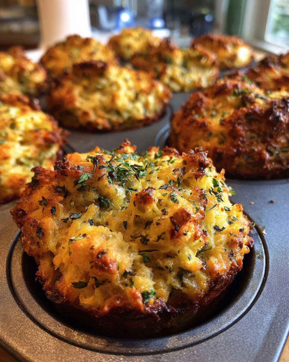 Savory Stuffing Muffins - detail 2