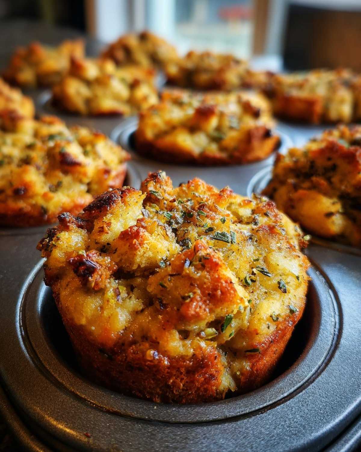 Savory Stuffing Muffins - detail 4