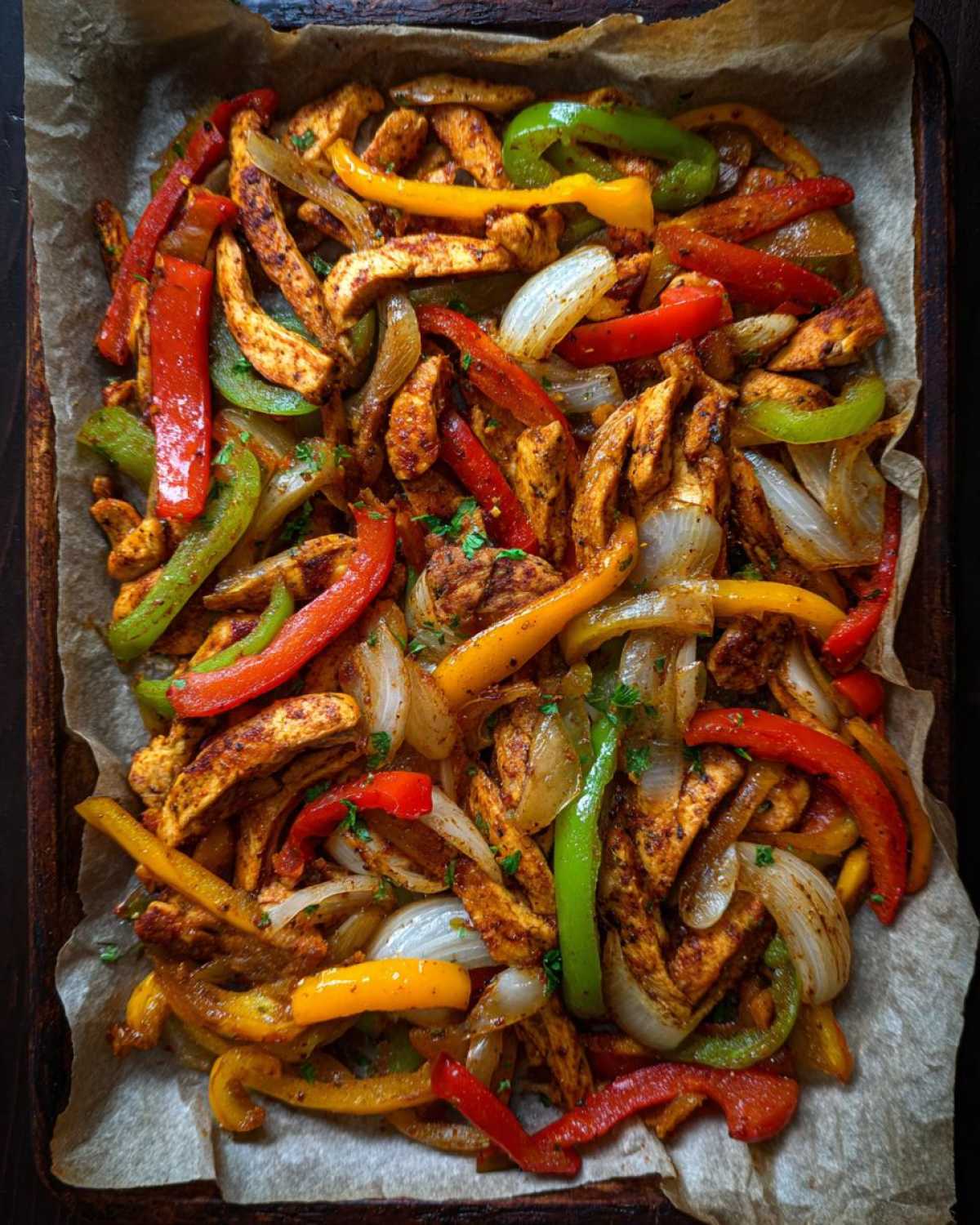 Sheet Pan Chicken Fajitas - detail 1