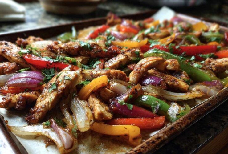 Sheet Pan Chicken Fajitas