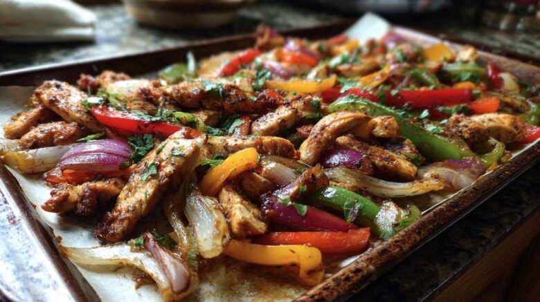 Sheet Pan Chicken Fajitas