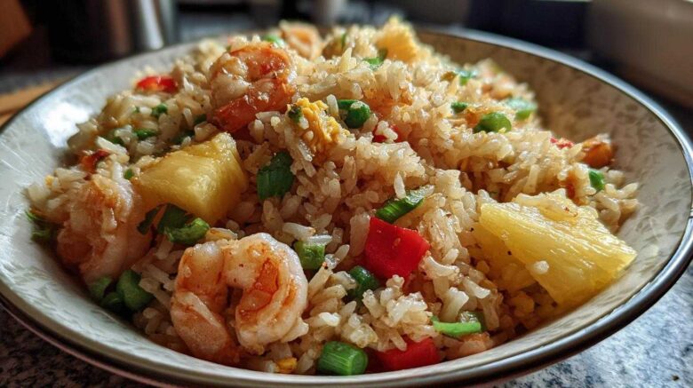 Shrimp Fried Rice with Pineapple