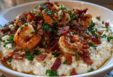 Shrimp and Grits with Bacon