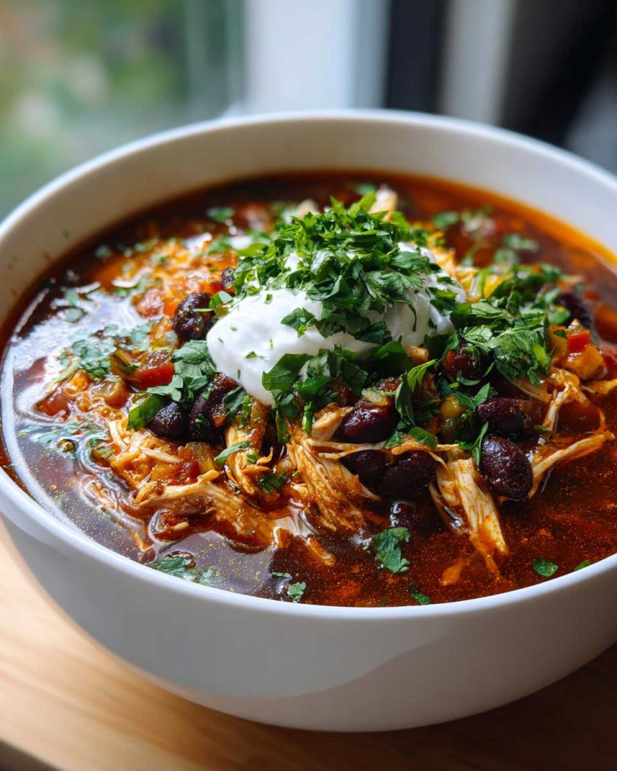 Slow Cooker Chicken Tortilla Soup - detail 1