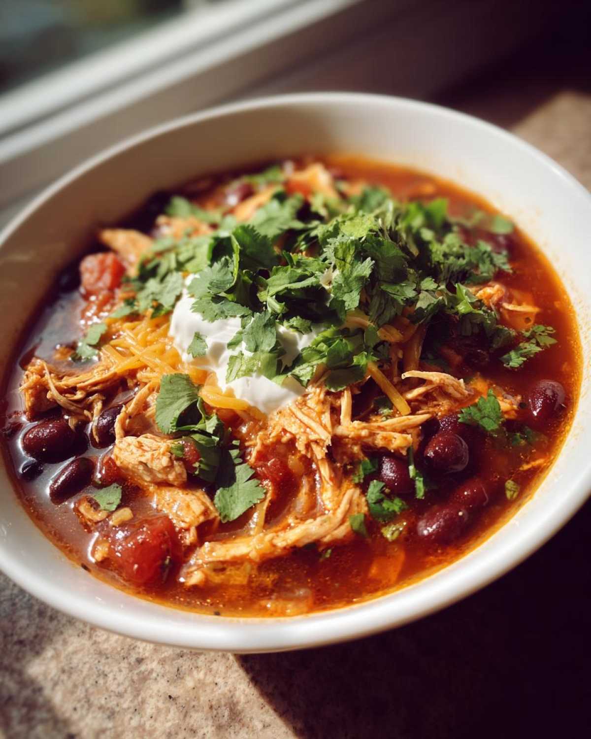Slow Cooker Chicken Tortilla Soup - detail 2