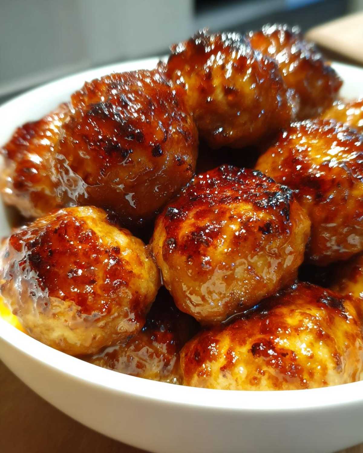 Slow Cooker Honey Garlic Meatballs - detail 1