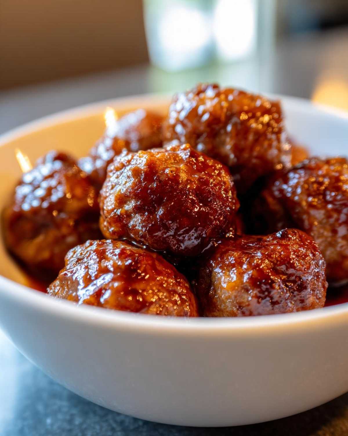 Slow Cooker Honey Garlic Meatballs - detail 4