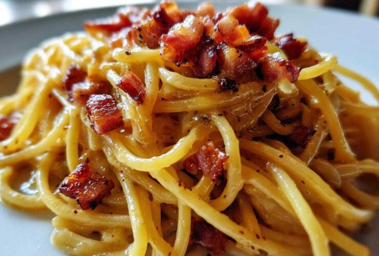 Spaghetti Carbonara with Pancetta
