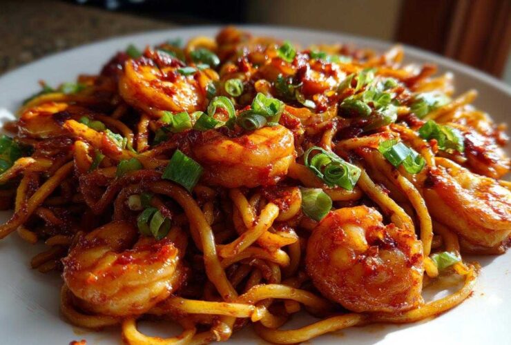 Spicy Szechuan Shrimp Noodles
