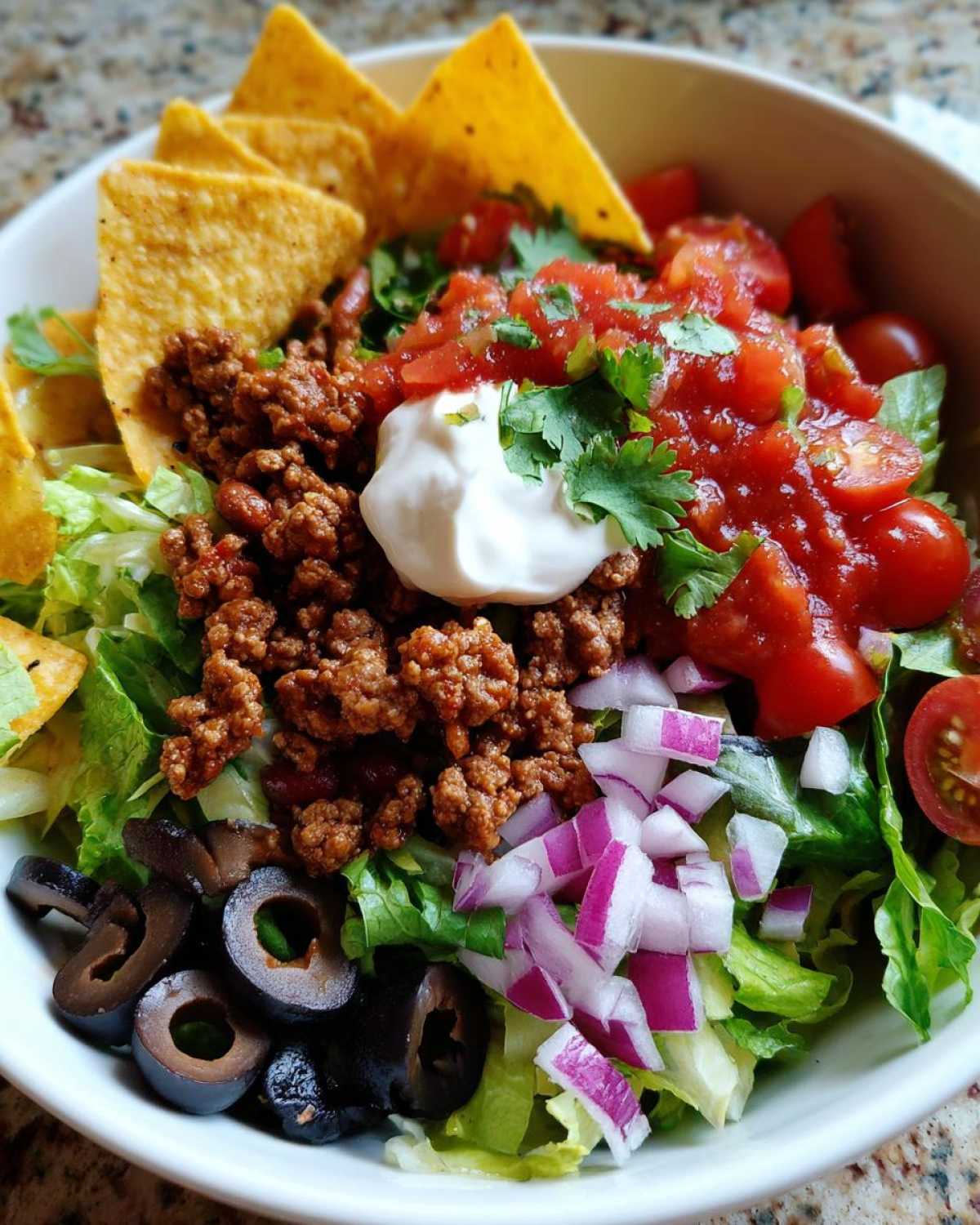 Tex-Mex Taco Salad Bowl - detail 1
