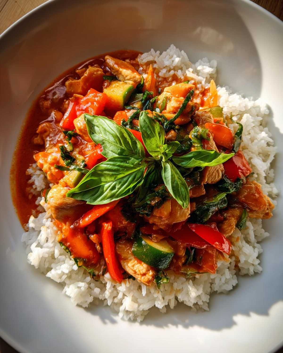 Thai Red Curry Chicken - detail 3