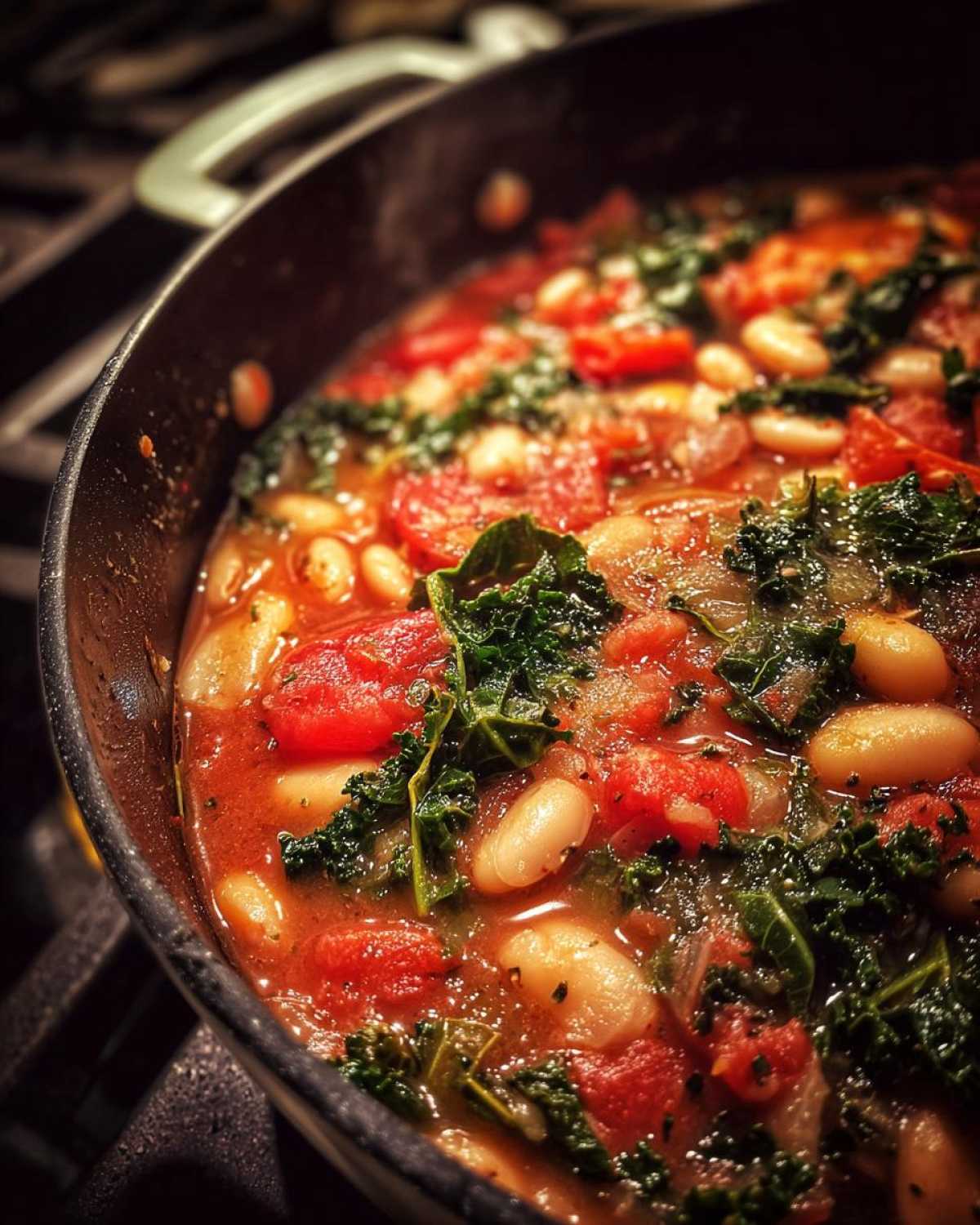 Tuscan White Bean and Kale Soup - detail 1