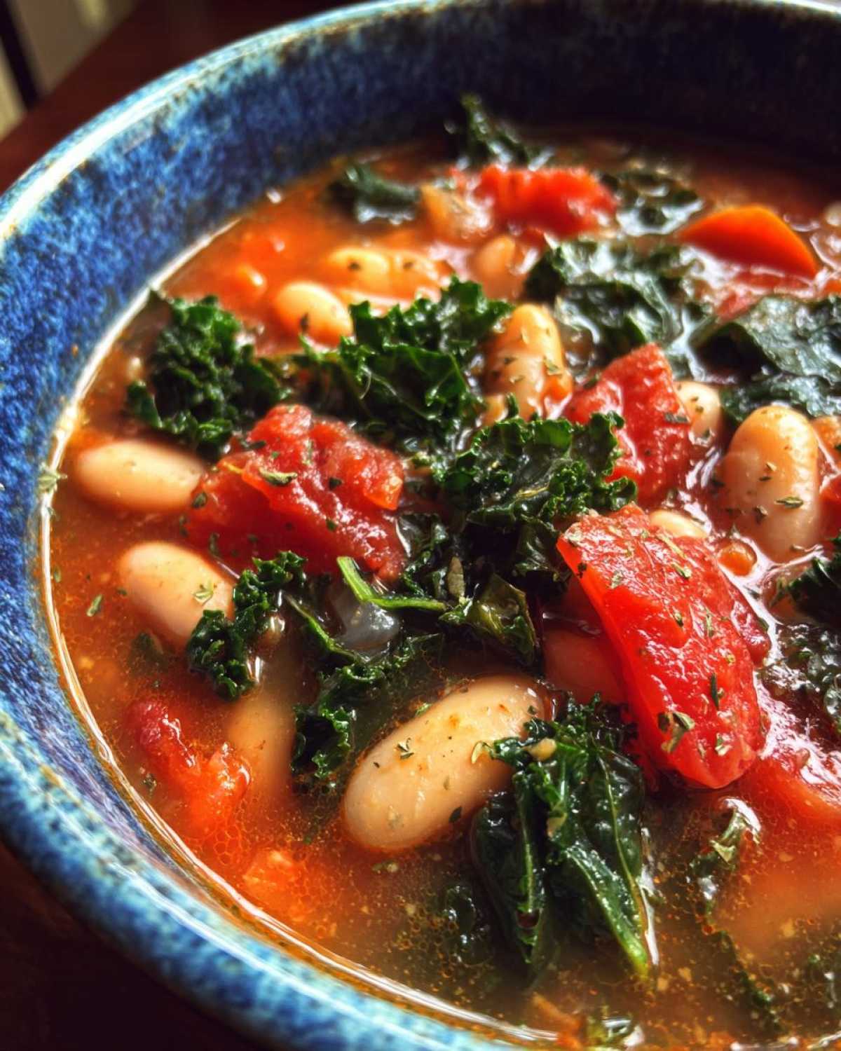 Tuscan White Bean and Kale Soup - detail 2