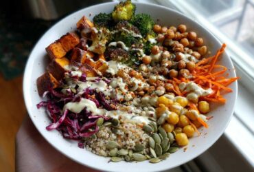 Vegetarian Rainbow Buddha Bowl