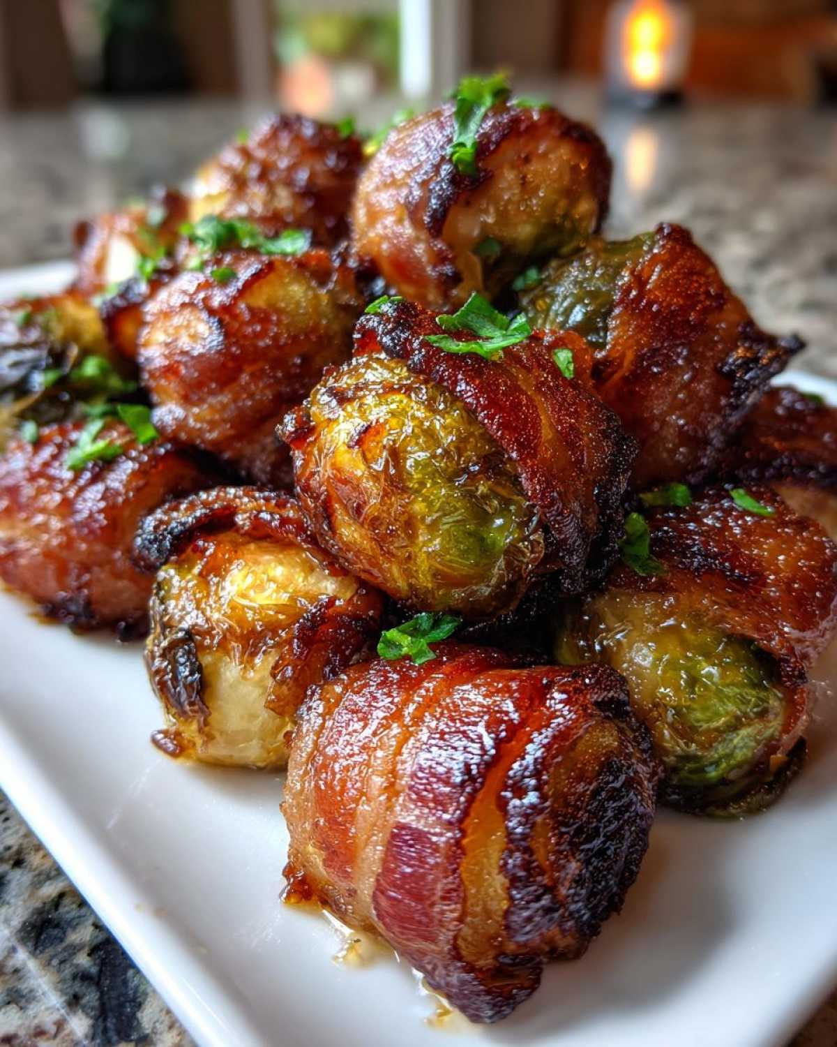 Air Fryer Maple Bacon Brussels Sprout Bites - detail 3