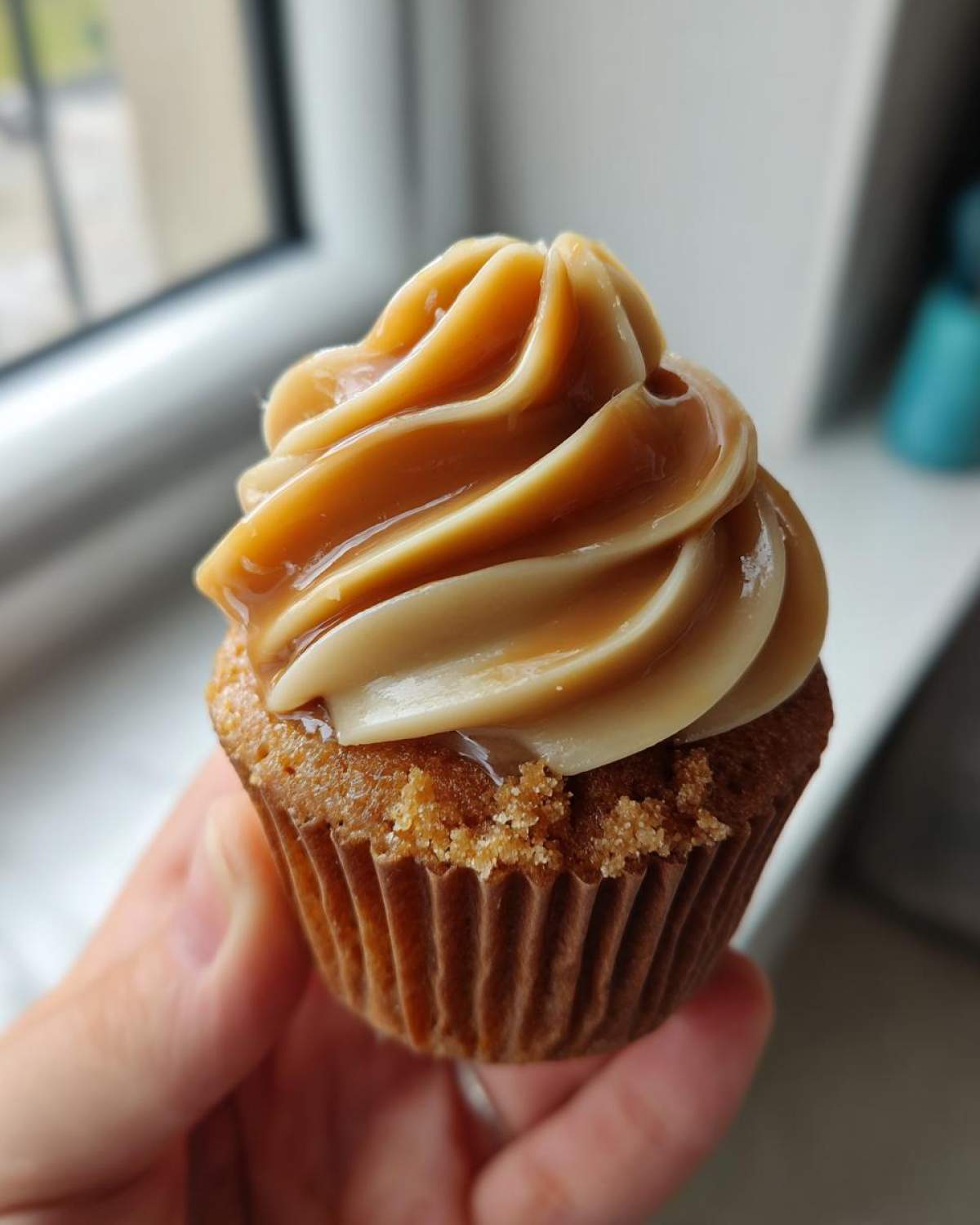 Apple Cider Cupcakes with Caramel Frosting - detail 2