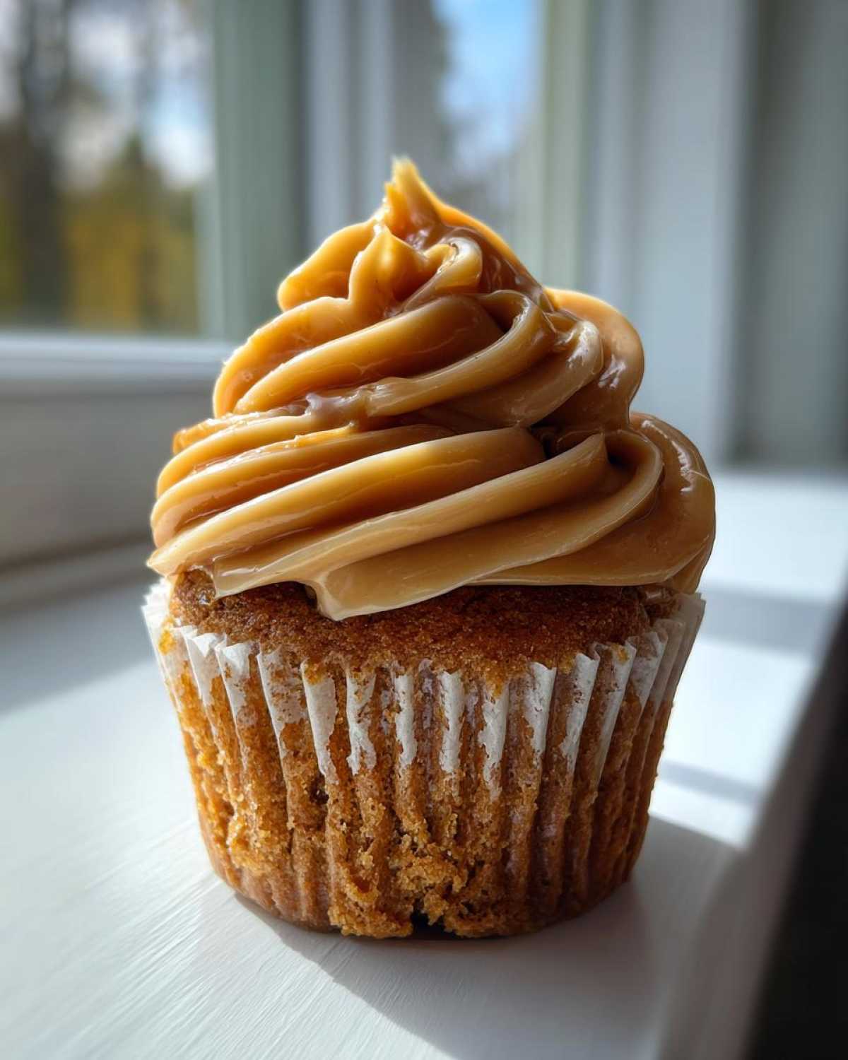 Apple Cider Cupcakes with Caramel Frosting - detail 4