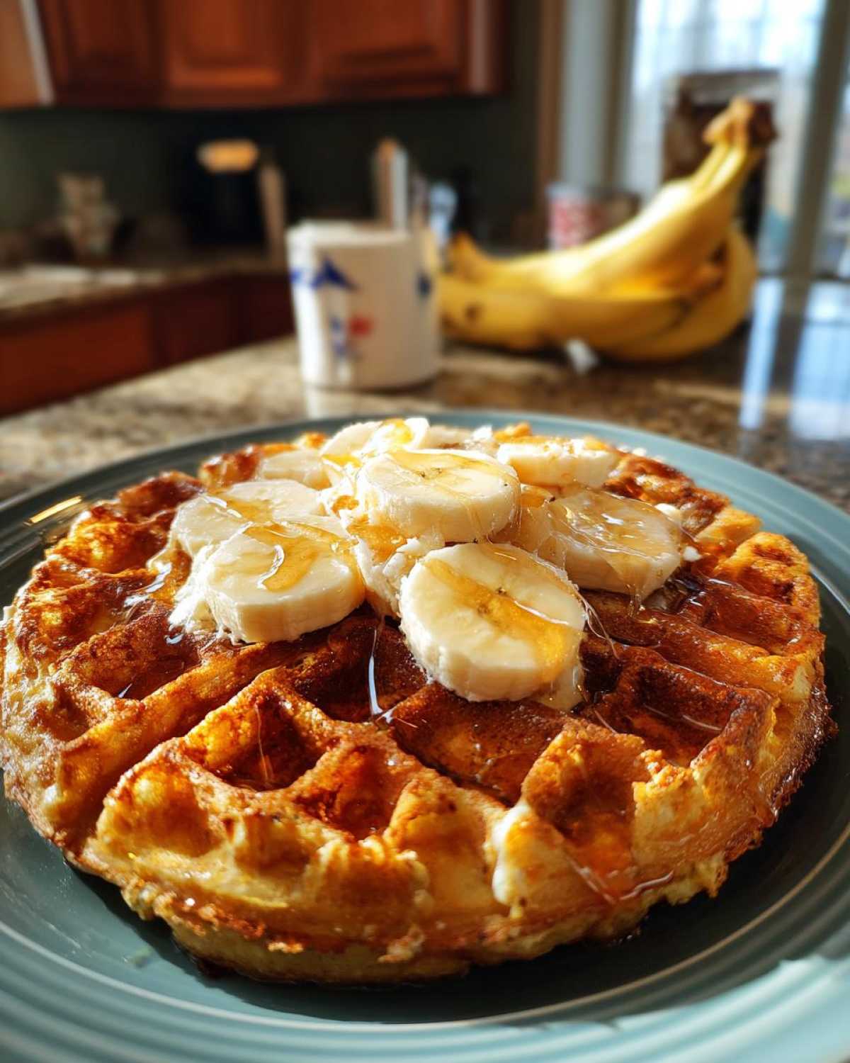 Banana Bread Waffles with Honey Butter - detail 3