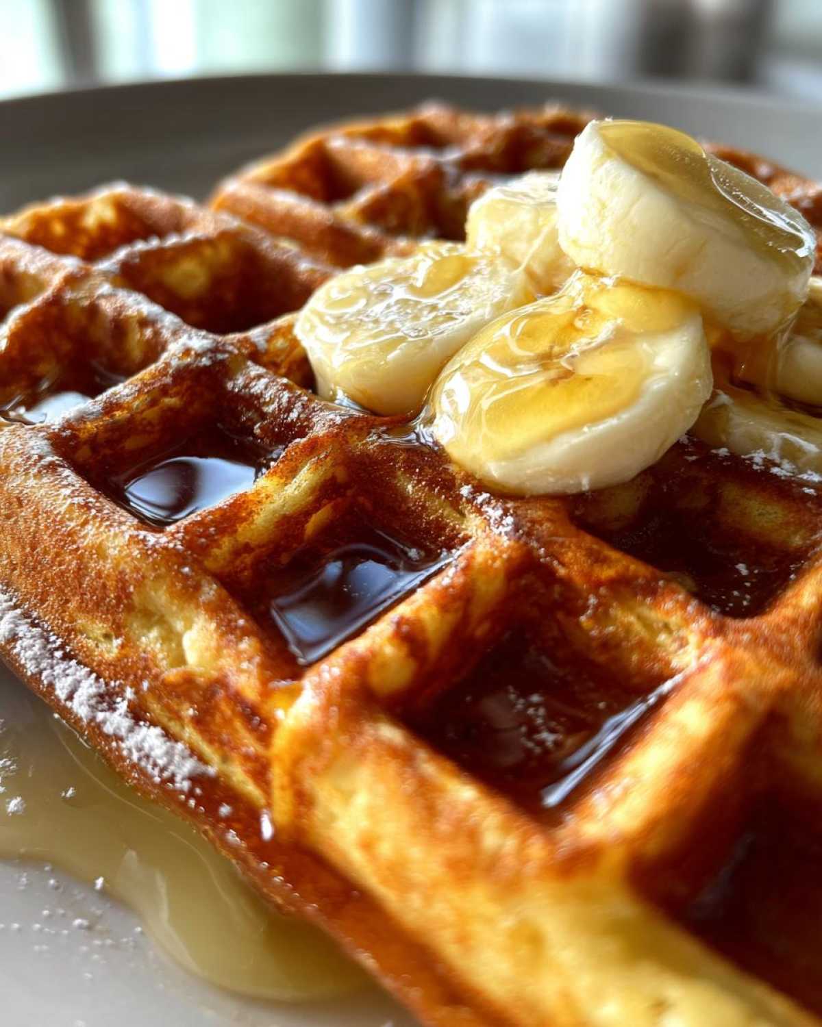 Banana Bread Waffles with Honey Butter - detail 4