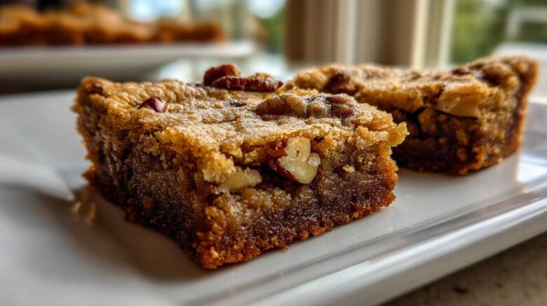 Brown Butter Pecan Blondies