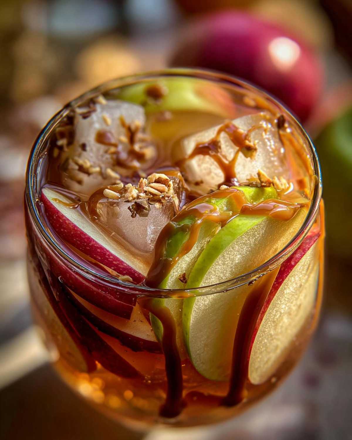 Caramel Apple Sangria (Fall Party Drink) - detail 1