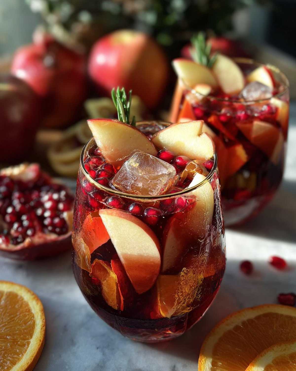Caramel Apple Sangria (Fall Party Drink) - detail 2