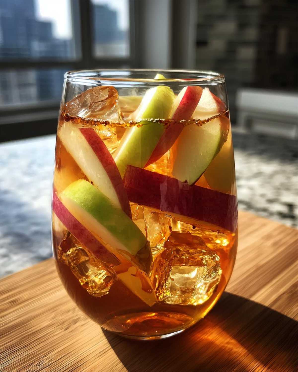 Caramel Apple Sangria (Fall Party Drink) - detail 3