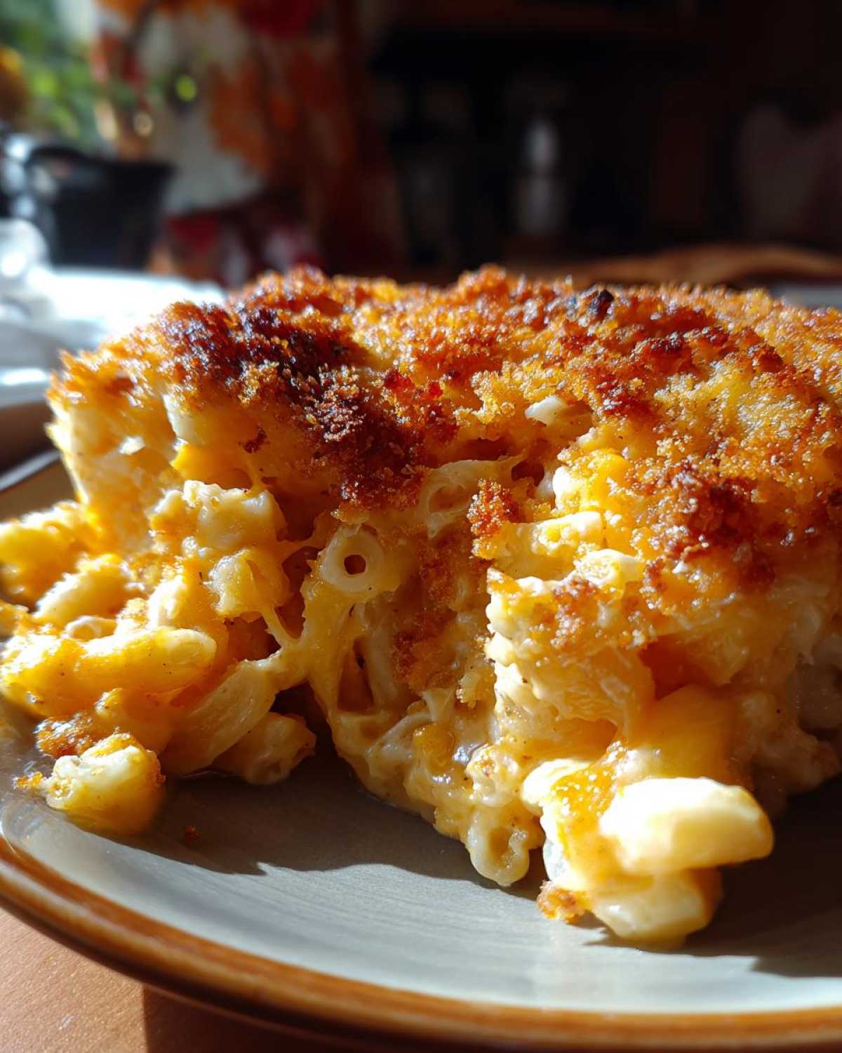 Cheesy Baked Pumpkin Mac and Cheese - detail 4