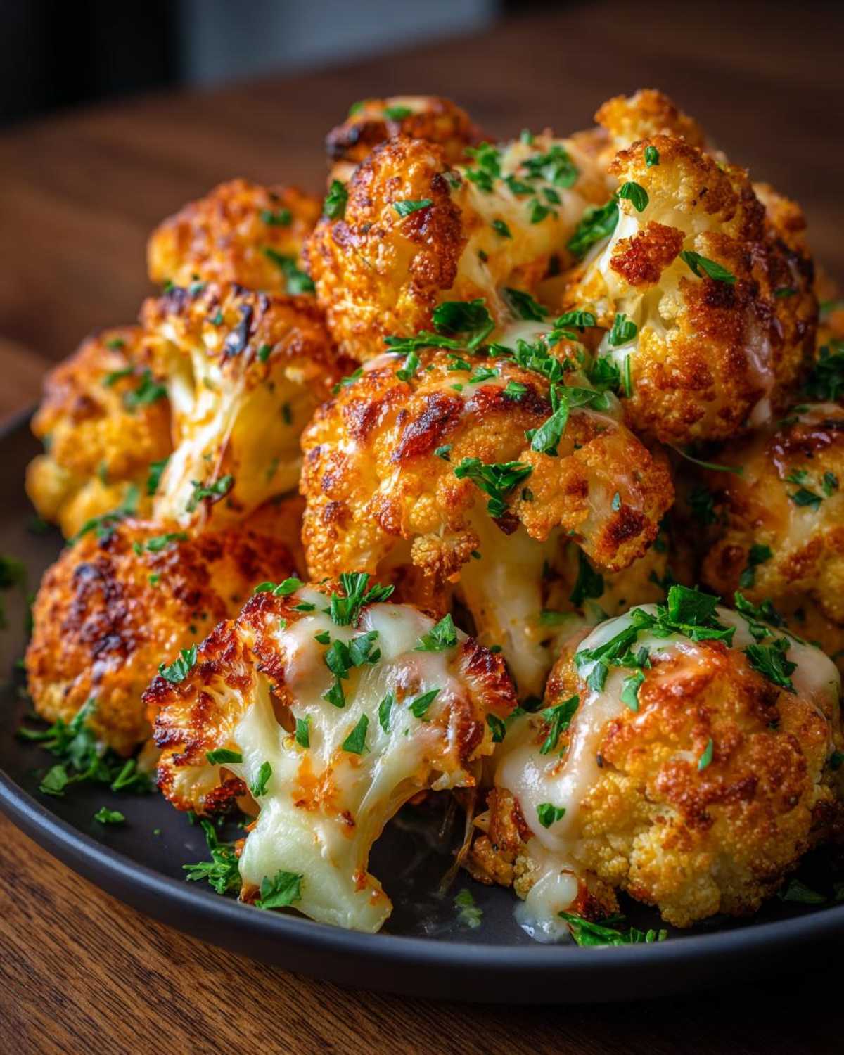 Cheesy Buffalo Cauliflower Bites (Air Fryer) - detail 2