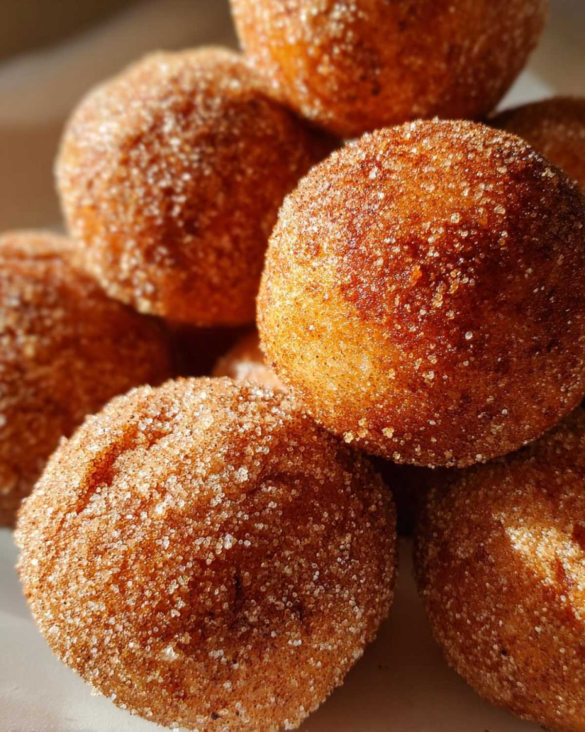 Cinnamon Sugar Pumpkin Donut Holes (Baked) - detail 1