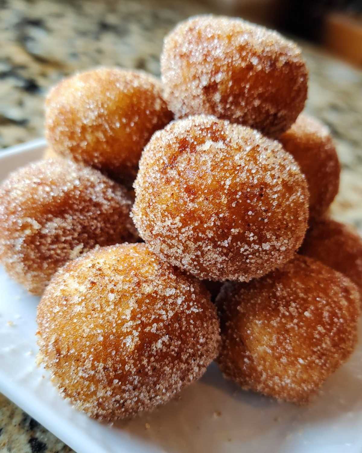Cinnamon Sugar Pumpkin Donut Holes (Baked) - detail 2
