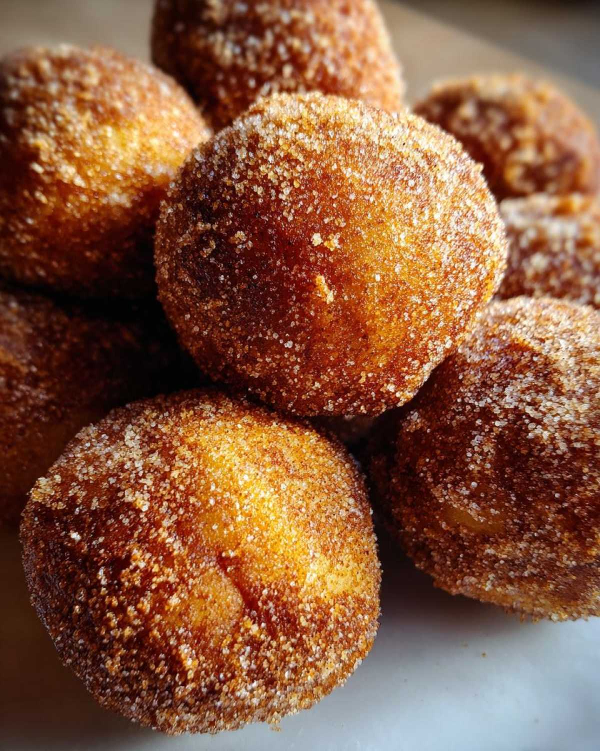 Cinnamon Sugar Pumpkin Donut Holes (Baked) - detail 3
