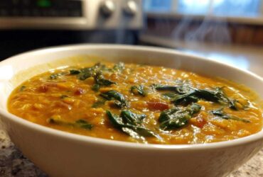 Coconut Curry Lentil Soup (One-Pot Vegan Dinner)